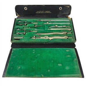Schoenner Germany Mechanical Engineering Drawing Drafting Tool Set Complete